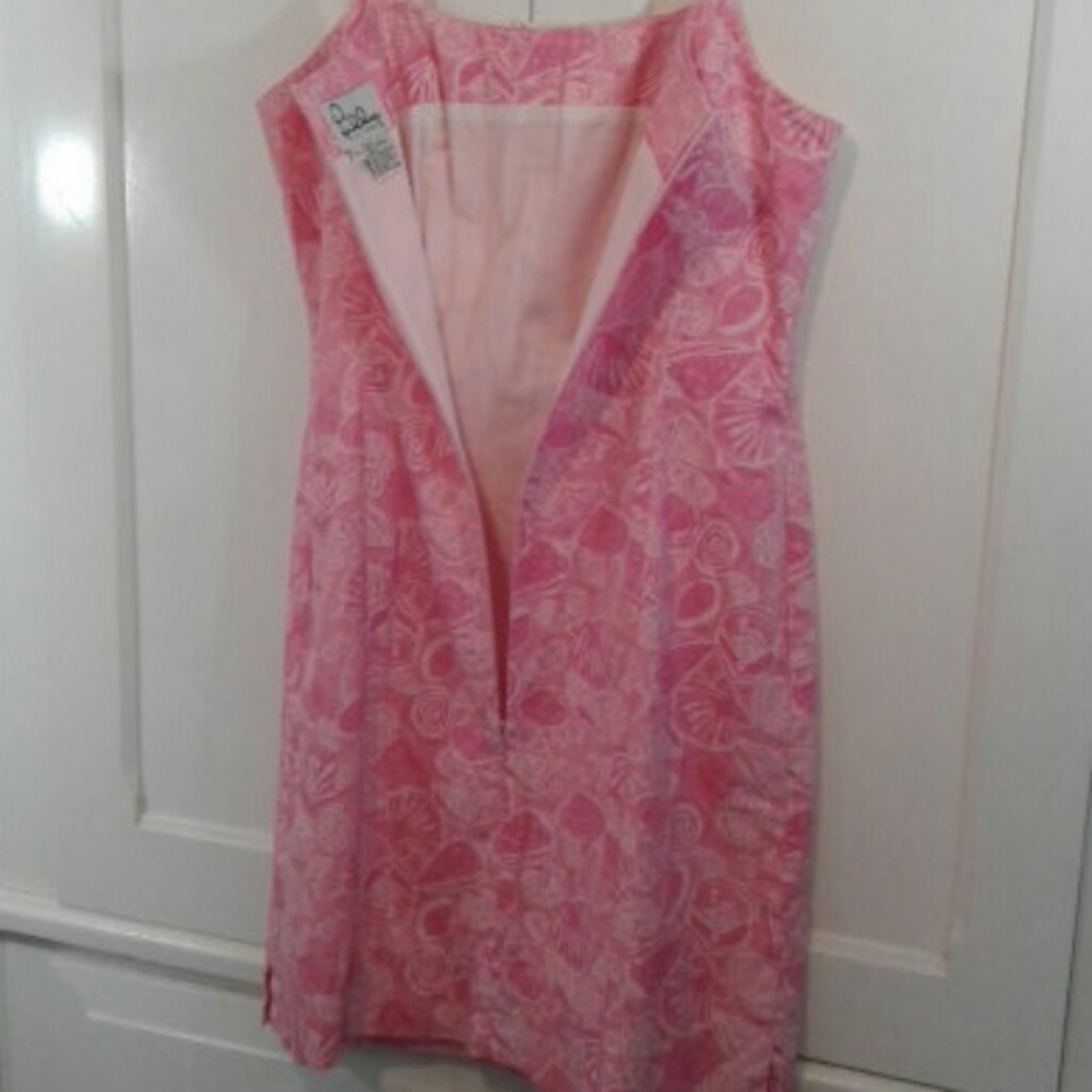 Lilly Pulitzer dress pink white size 6